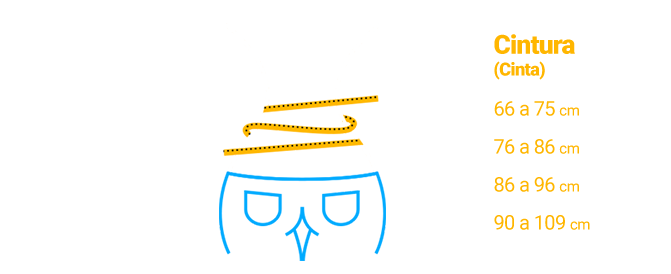 Qual tamanho devo optar? Se você veste 36/38 seu tamanho é P. Se você veste 40/44 seu tamanho é M. Se você veste 46/50 seu tamanho é G. Se você veste 52/56 seu tamanho é GG.
